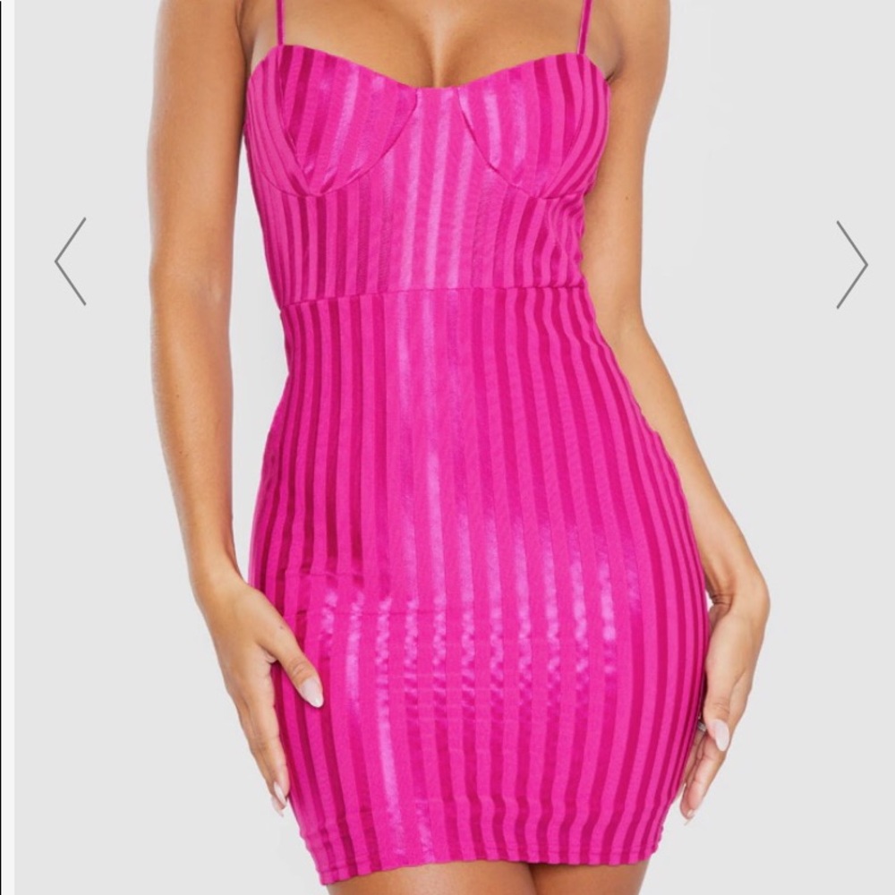 Magenta Bodycon Dress